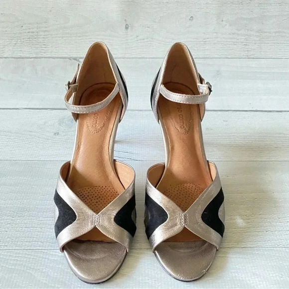 CORSO COMO Heels silver black size 7.5 - Picture 2 of 8